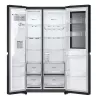 LG InstaView GSGV81EPLL külmik side-by-side, eraldiseisev, 635 L, must