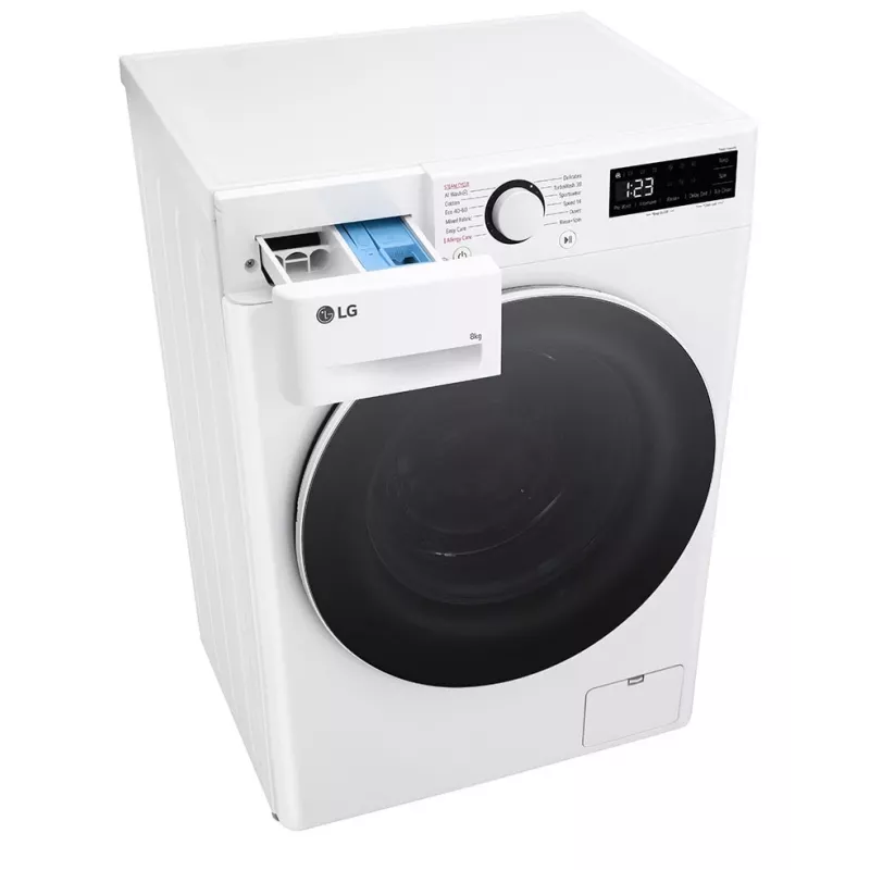 LG F2WR508S0W pesumasin Eestlaetav 8 kg 1160 RPM Must, Valge