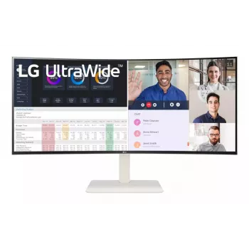 LG 38WR85QC-W arvutimonitor 96,5 cm (38 tolli) 3840 x 1600 pikslit UltraWide Quad HD LCD Valge