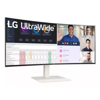 LG 38WR85QC-W arvutimonitor 96,5 cm (38 tolli) 3840 x 1600 pikslit UltraWide Quad HD LCD Valge