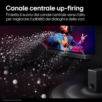 Soundbar LG S95TR 9.1.5 kanalit 810 W RMS juhtmevaba 220 W bassikõlariga, must