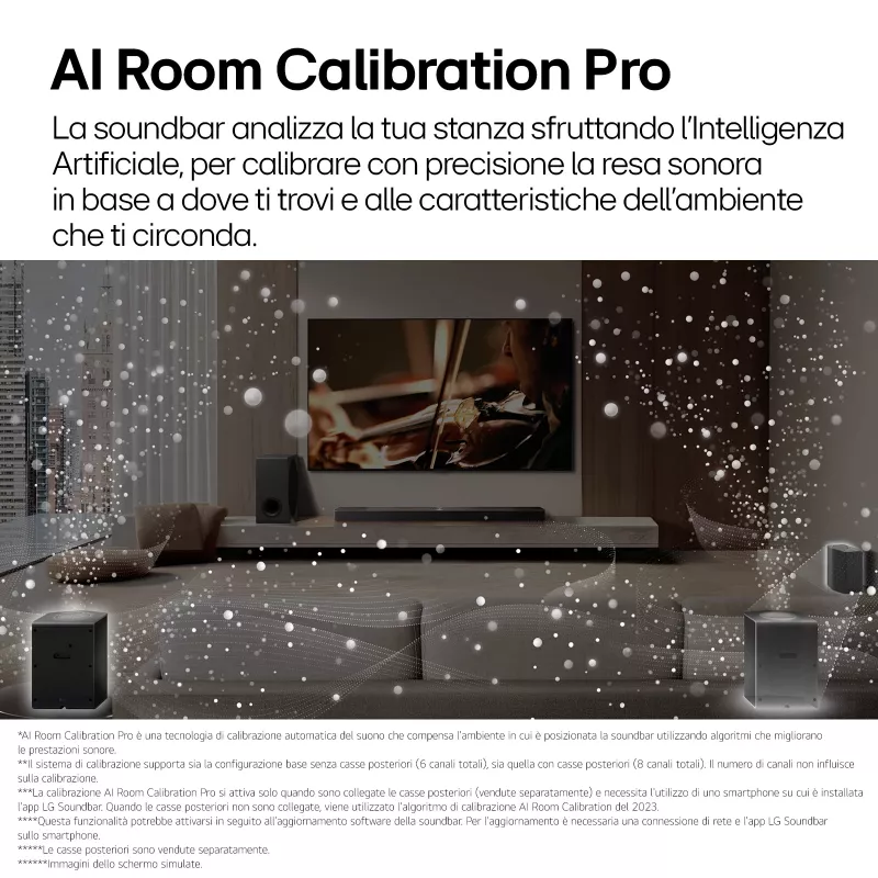 Soundbar LG S95TR 9.1.5 kanalit 810 W RMS juhtmevaba 220 W bassikõlariga, must