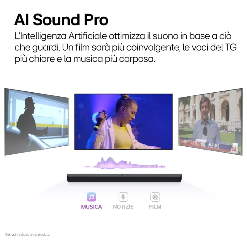 Soundbar LG S95TR 9.1.5 kanalit 810 W RMS juhtmevaba 220 W bassikõlariga, must