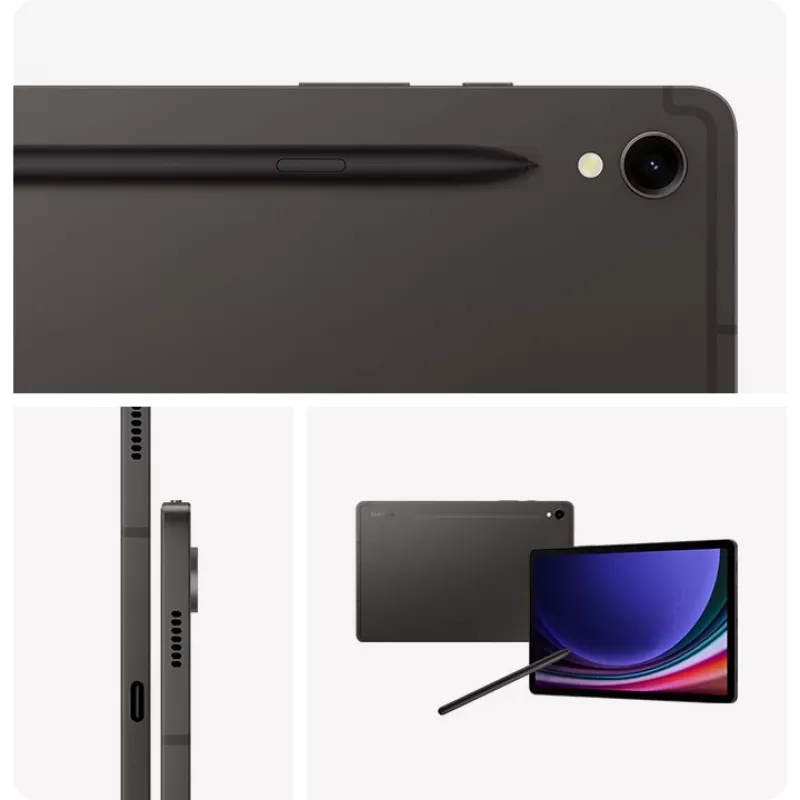 Samsung Galaxy Tab S9 SM-X716B 5G Snapdragon 256 GB 27.9 cm (11 tolli) 12 GB Wi-Fi 6 (802.11ax) Android 13 Graphite