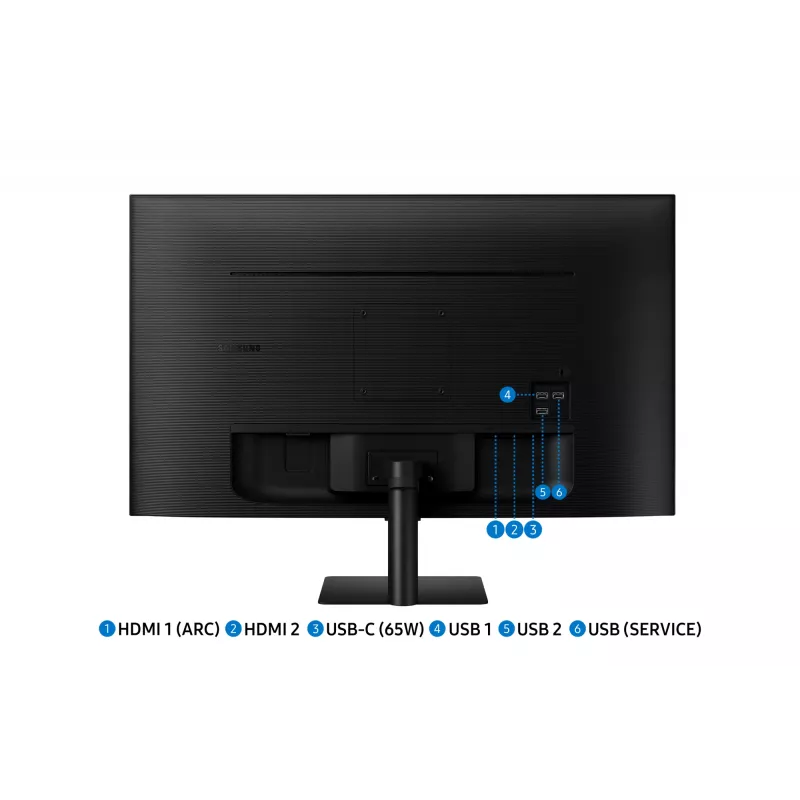 Samsung M70D arvutimonitor 81,3 cm (32 tolli) 3840 x 2160 pikslit 4K Ultra HD LED must