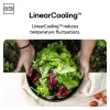 LG NatureFRESH GSBC40PYPE Ameerika stiilis külmik-sügavkülmik - Prime Silver - E energiaklass