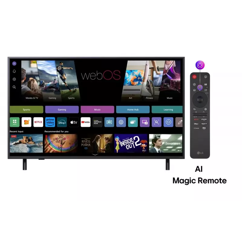 LG QNED 50QNED82A3B TV 127 cm (50 tolli) 4K Ultra HD nutiteler Wi-Fi must