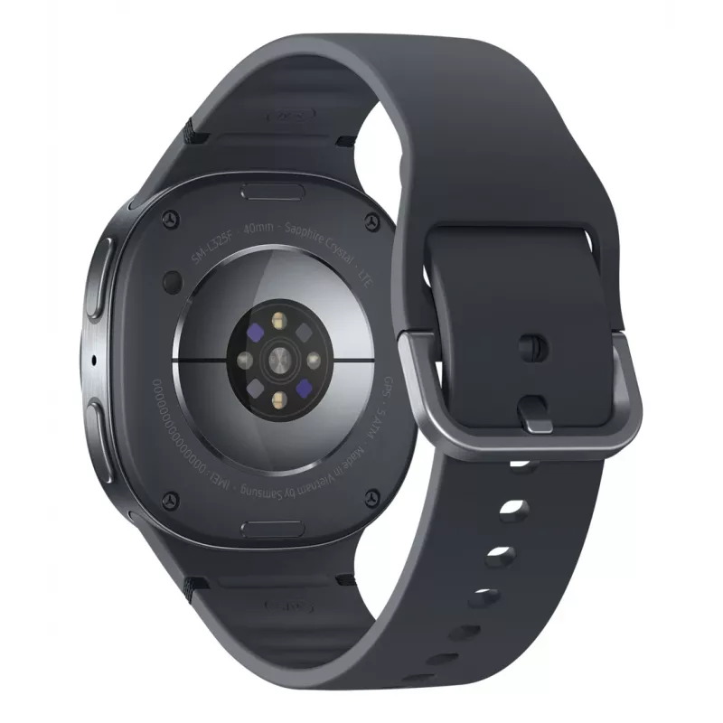 Samsung Galaxy Watch8 SM-L325FDAAXEF nutikell / spordikell 3,3 cm (1,3-tolline) AMOLED 40 mm digitaalne 438 x 438 pikslit 4G grafiit Wi-Fi GPS (satelliit)