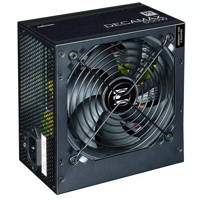 Zalman Decamax toiteplokk 500 W ATX must