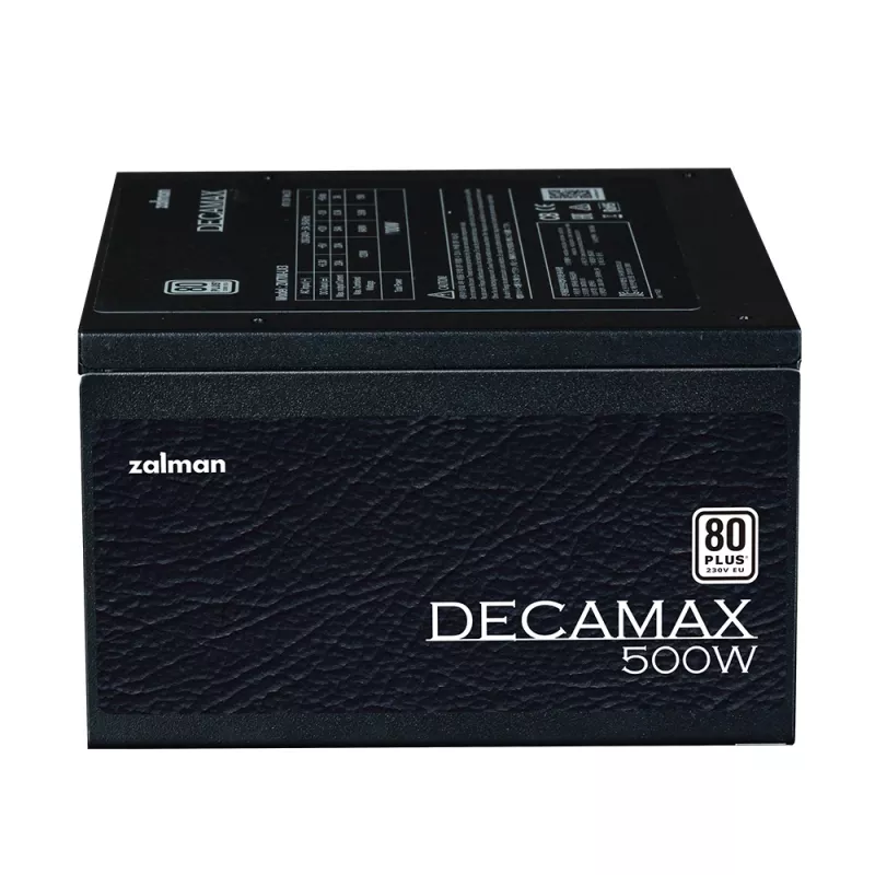 Zalman Decamax toiteplokk 500 W ATX must