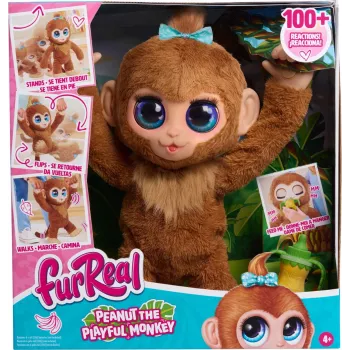 FurReal Peanut the playfull Monkey, poiss/tüdruk, 4 a FurReal Peanut the playfull Monkey. Toote värv: Mitmevärviline