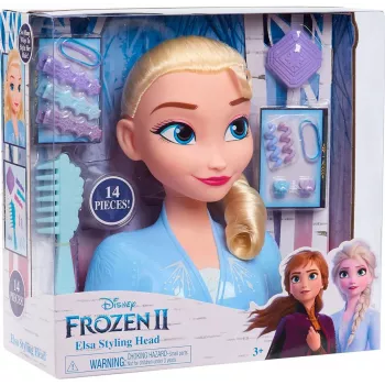 Just Play Disney Frozen 2, meigi/stiliseerimisnuku pea, Naine, 3 a, 120 mm, Mitmevärviline