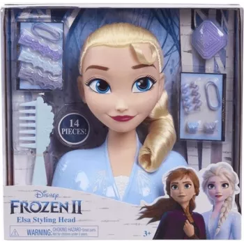 Just Play Disney Frozen 2, meigi/stiliseerimisnuku pea, Naine, 3 a, 120 mm, Mitmevärviline