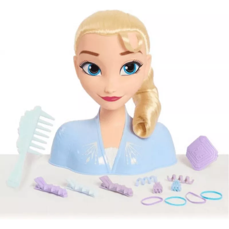 Just Play Disney Frozen 2, meigi/stiliseerimisnuku pea, Naine, 3 a, 120 mm, Mitmevärviline