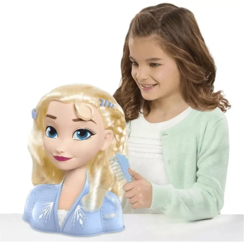 Just Play Disney Frozen 2, meigi/stiliseerimisnuku pea, Naine, 3 a, 120 mm, Mitmevärviline