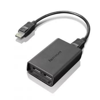 Lenovo DisplayPort to Dual-DisplayPort Monitor kaabel USB A Must