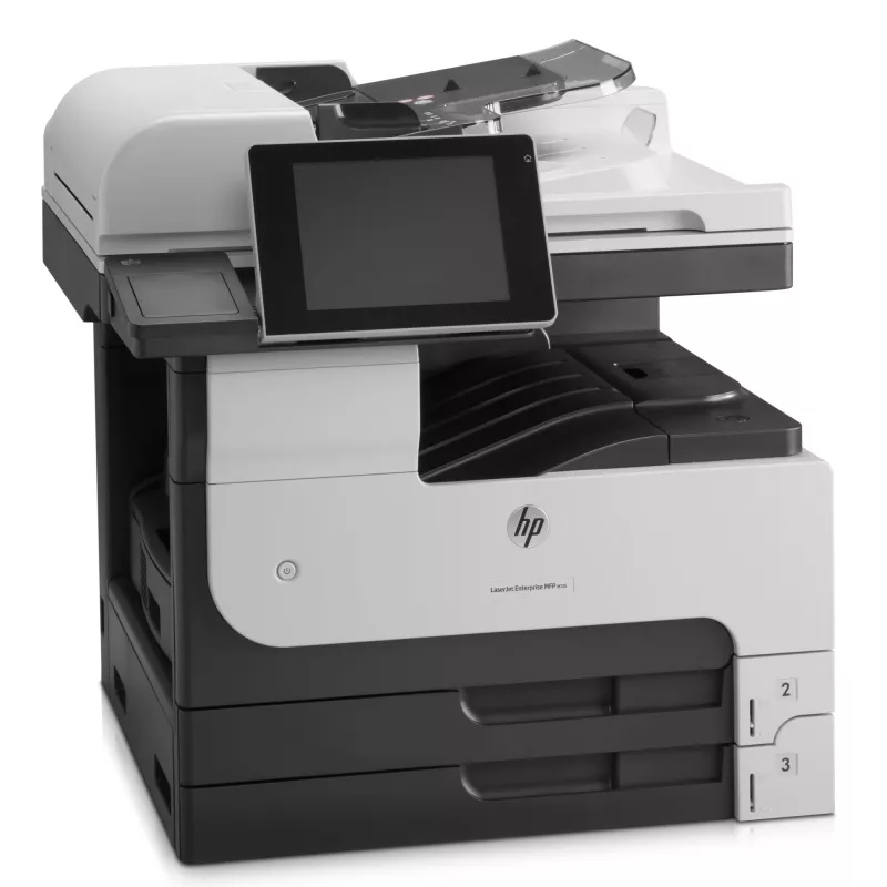 HP LaserJet Enterprise MFP M725dn, Laser, Mono printing, 1200 x 1200 DPI, A3, Direct printing, Must, hall