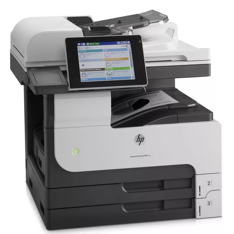 HP LaserJet Enterprise MFP M725dn, Laser, Mono printing, 1200 x 1200 DPI, A3, Direct printing, Must, hall