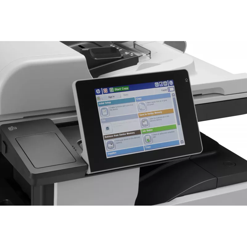 HP LaserJet Enterprise MFP M725dn, Laser, Mono printing, 1200 x 1200 DPI, A3, Direct printing, Must, hall