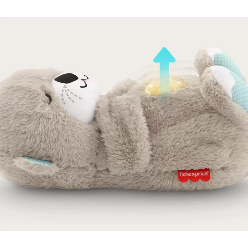 Fisher-Price Soothe 'n Snuggle Otter, pehme beebimänguasi, helimasin hingamisliigutusega