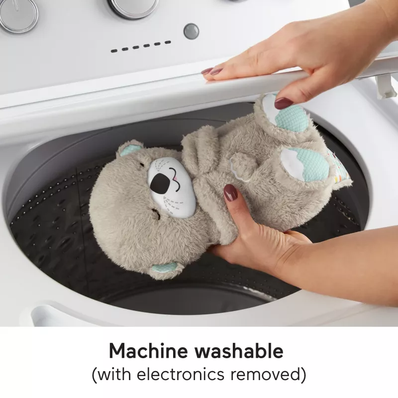 Fisher-Price Soothe 'n Snuggle Otter, pehme beebimänguasi, helimasin hingamisliigutusega