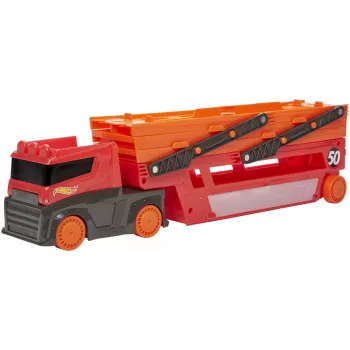 Hot Wheels City Mega Hauler hoiustamisega kuni 50le 1:64 mõõtkavas autole vanusele 3 ja vanemad