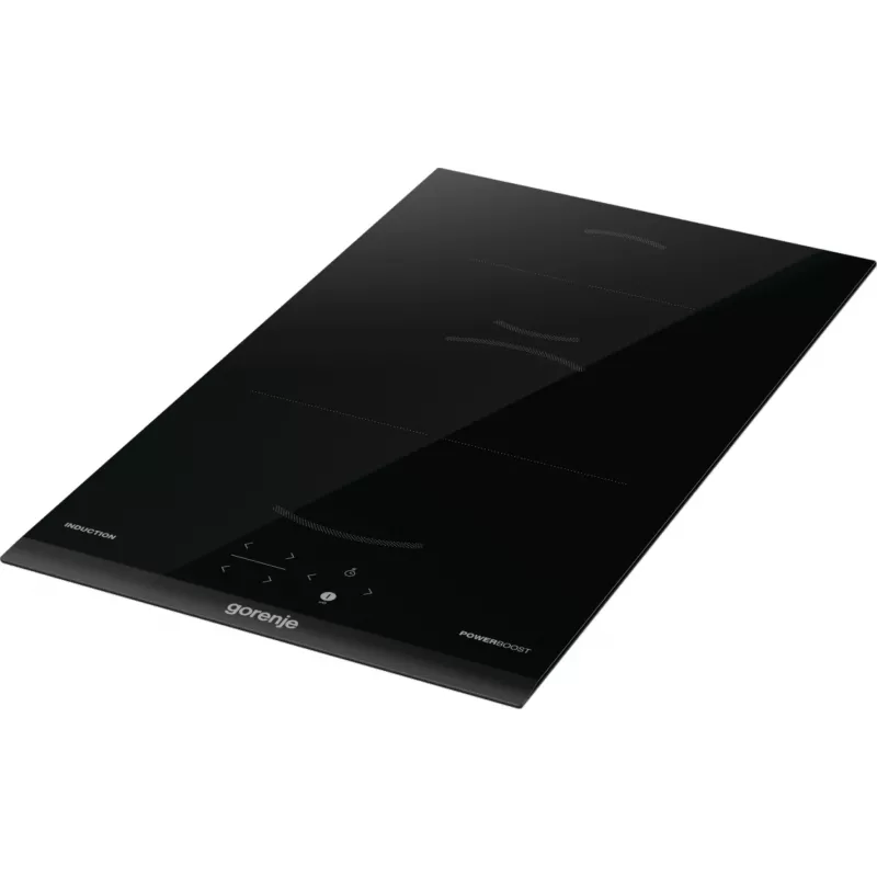 Gorenje Induktionshäll GI3201BC, must, sisseehitatav, 30 cm, tsooniga induktsioonpliit, klaaskeraamiline, 2 tsooni