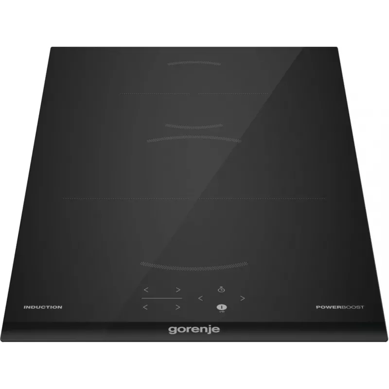 Gorenje Induktionshäll GI3201BC, must, sisseehitatav, 30 cm, tsooniga induktsioonpliit, klaaskeraamiline, 2 tsooni