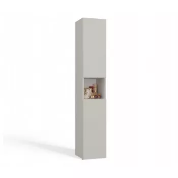 Vannitoa postkapp Top E Shop NEL, eraldiseisev 2-ukseline, kašmiirlaminaat, 1740×310×300 mm, 5 riiulit