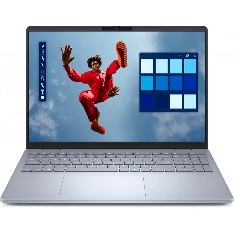 Sülearvuti Dell 16 Plus DB16250 — Intel Core Ultra 9 288V, 16-tolline Quad HD+ puutetundlik ekraan, 32 GB RAM, 1 TB SSD, Windows 11 Pro, sinine