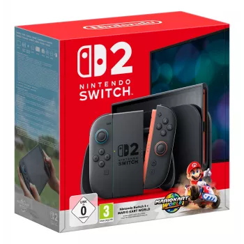 Nintendo Switch 2 + Mario Kart World kaasaskantav mängukonsool 20,1 cm (7,9 inch) 256 GB puuteekraan Wi-Fi must