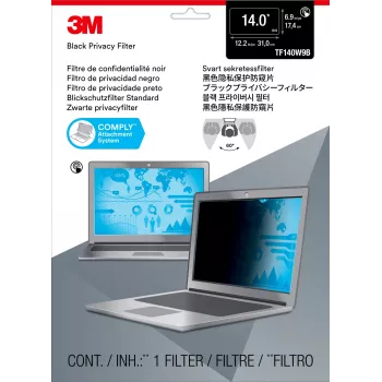 3M 7100194175 ekraani privaatsusfilter 39,6 cm (15,6 tolli) sülearvuti raamita ekraani privaatsusfilter