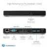 StarTech.com Thunderbolt 3 dokk – kahe 4K 60 Hz monitoriga TB3 sülearvuti dokkimisjaam DisplayPorti, HDMI ja 1080p VGA-ga – 85 W toiteedastus ja laadimine – 2x USB-A, Ethernet – Mac ja Windows