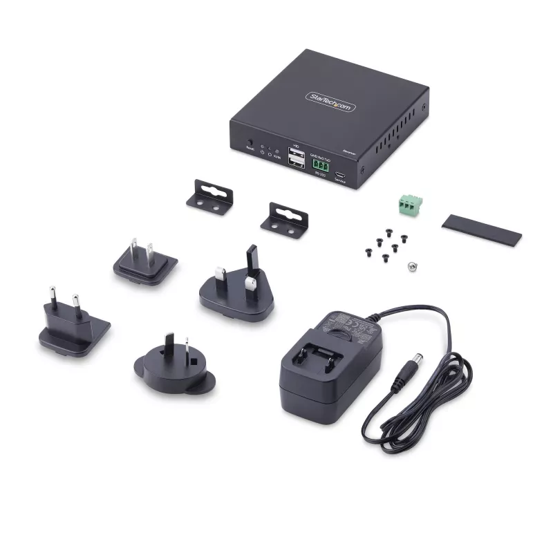 StarTech.com HDMI KVM-vastuvõtja üle IP-võrgu IH2006 tootesarjale, 4K 60Hz, draiverivaba, AVoIP, sisaldab kinnituskomplekti, ainult vastuvõtja