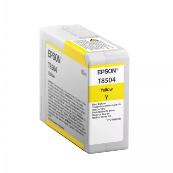 Epson Singlepack kollane T850400, kollane, pigmenttint, 80 ml, 1 tk