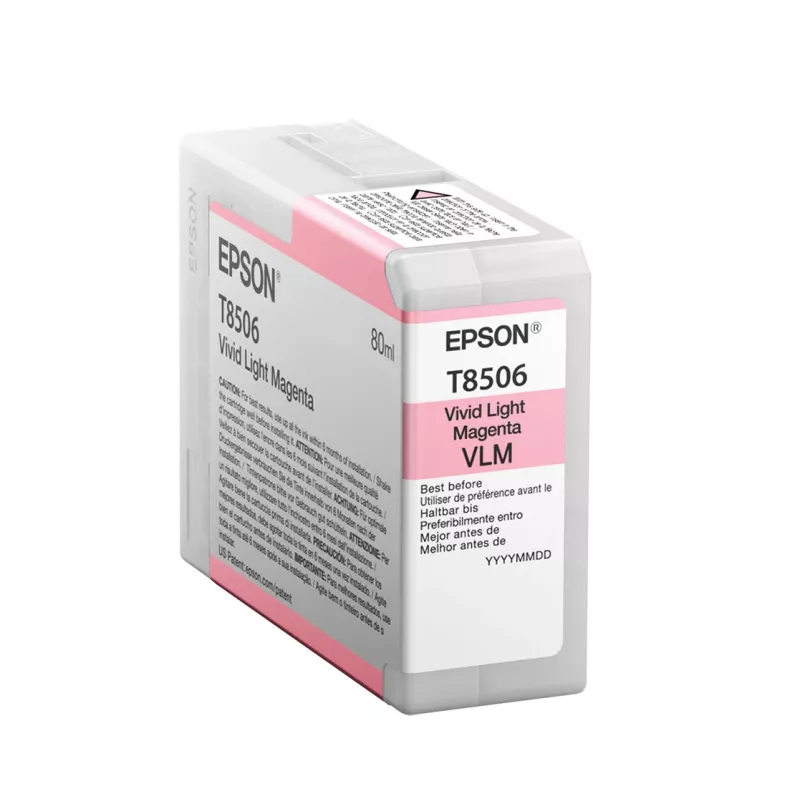 Epson Singlepack Light magenta T850600, Hele magenta, Pigmendipõhine tint, 80 ml, 1 tk