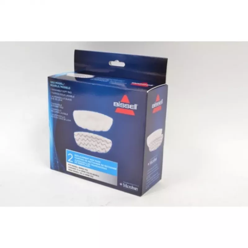 Bissell Vac & Steam - Mop Pads, valge, Vac & Steam, kast, 2 tk