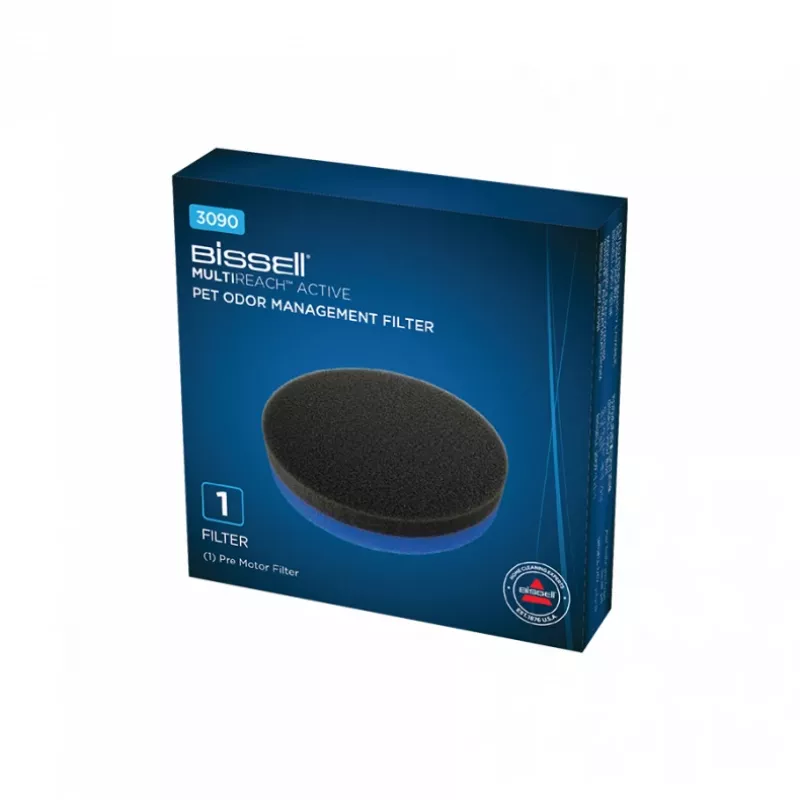 Bissell Multireach Active Pet Odor Management Filter, eelfilter, püsttolmuimeja, must, sinine, Bissell, MultiReach Active 21V, 100 mm