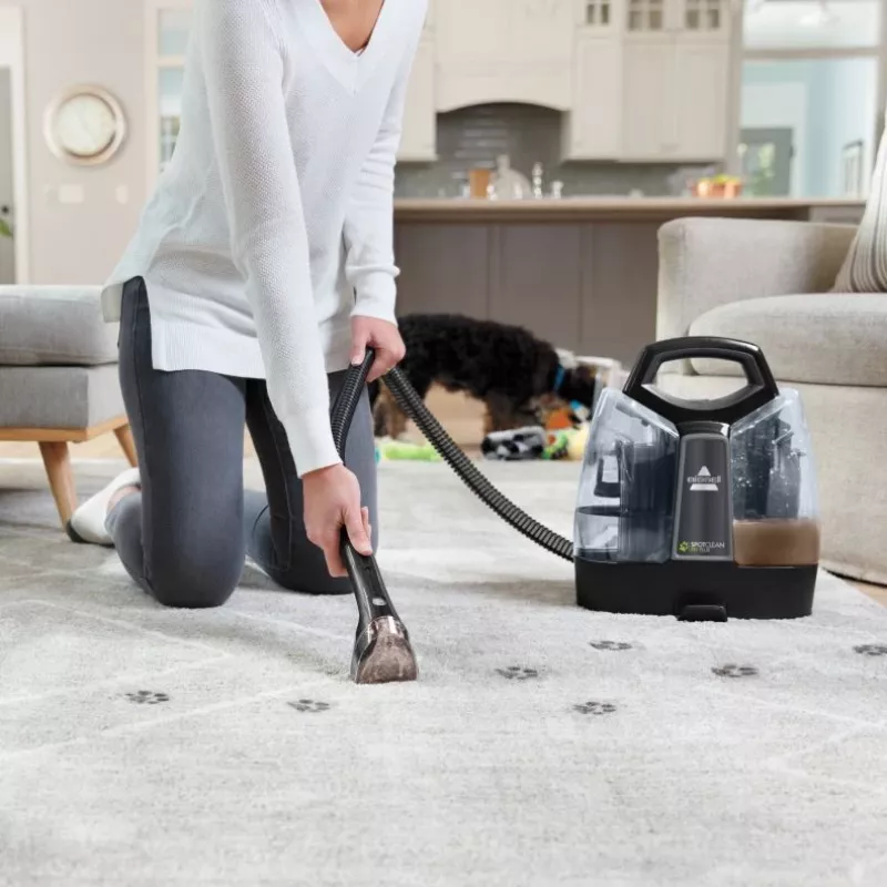 Bissell SpotClean Pet Plus vaibapuhastusmasin Kuiv ja märg Must, Läbipaistev