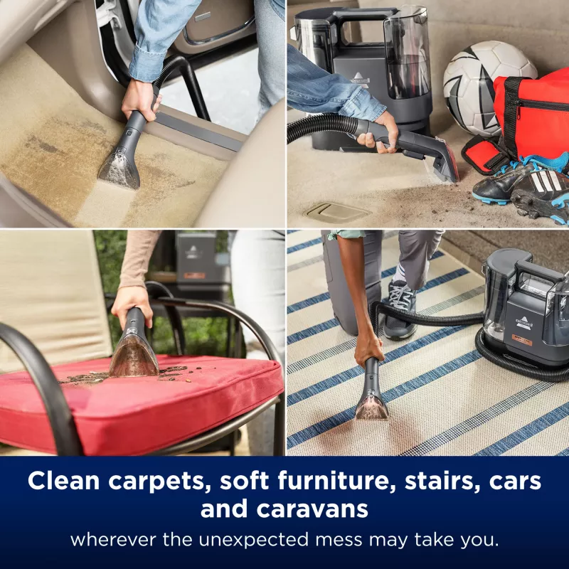 Bissell SpotClean Cordless, käeshoitav, sügav, 25 m²/h, 25 m², auto salong, vaip, polster, 0,9 L