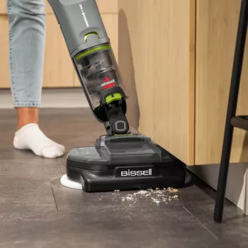 Bissell SpinWave + Vac Pet Pro akutoitel pulkpuhasti kuiv- ja märgpuhastuseks Tsükloniline Tolmukott 0,4 L Must, Hall