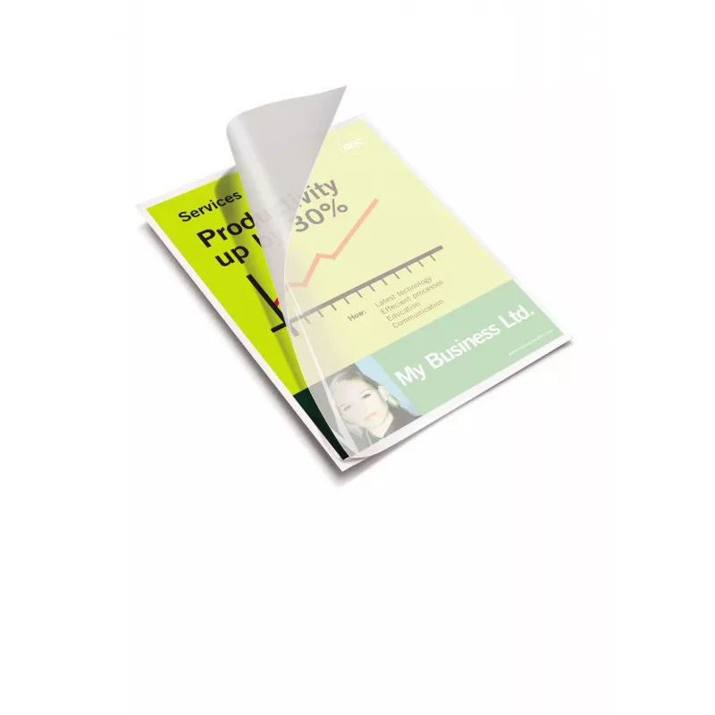 GBC Lamination Pouch A4 High Speed 80 Mikronit, Läikiv, Must, Punane, A4, 0,16 mm, 100 tk, 223 mm