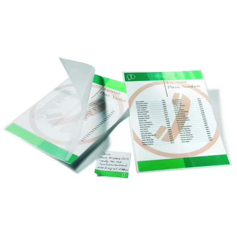 GBC Lamination Pouch A4 High Speed 80 Mikronit, Läikiv, Must, Punane, A4, 0,16 mm, 100 tk, 223 mm