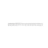 GBC Binding Wires MultiBind 8mm, hõbedane, 130 lehte, A4, 187 mm, 88 mm, 100 tk