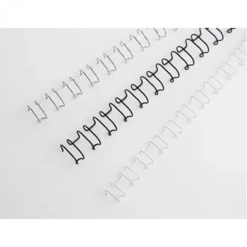GBC köitespiraalid MultiBind 8mm, valge, 130 lehte, metall, A4, 8 mm, 297 mm