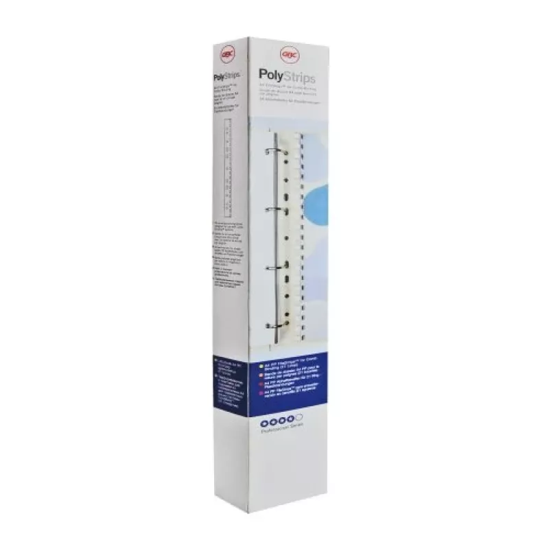 GBC Filestrip CombBind PP Clear, Läbipaistev, Polüvinüülkloriid (PVC), A4, 245 g, 100 tk, Egiptus