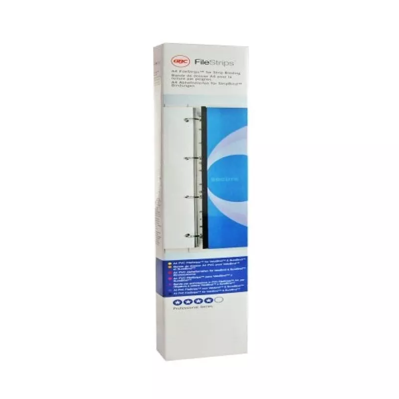 GBC Filestrip CombBind PP Clear, Läbipaistev, Polüvinüülkloriid (PVC), A4, 245 g, 100 tk, Egiptus