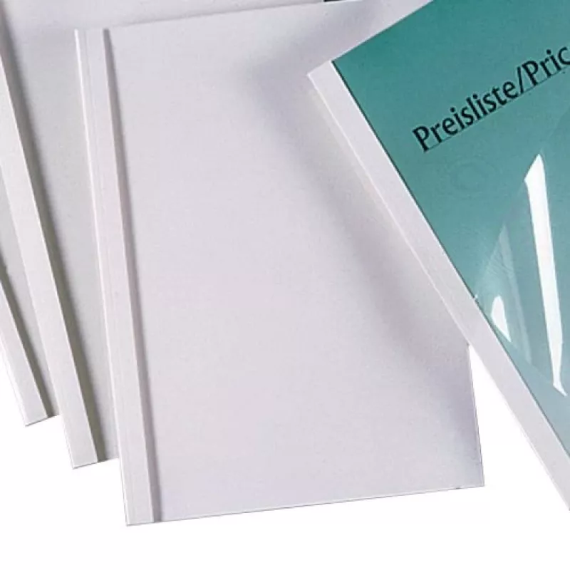 GBC Thermal Binding Covers Standard A4 3mm, A4, paber, valge, 30 lehte, 210 mm, 297 mm