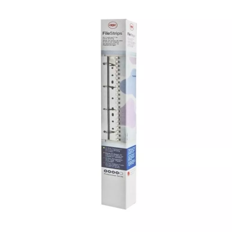 GBC CombBind PVC File Strips (100), valge, polüvinüülkloriid, 237 g, 100 tk, Egiptus
