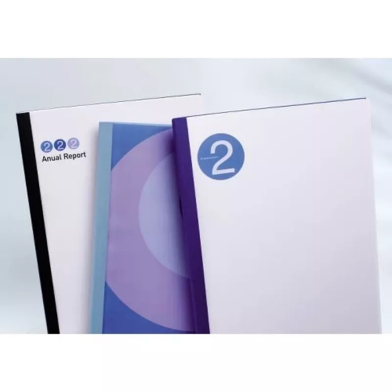 GBC LeatherGrain Thermal Binding Covers 3mm Royal Blue (100)